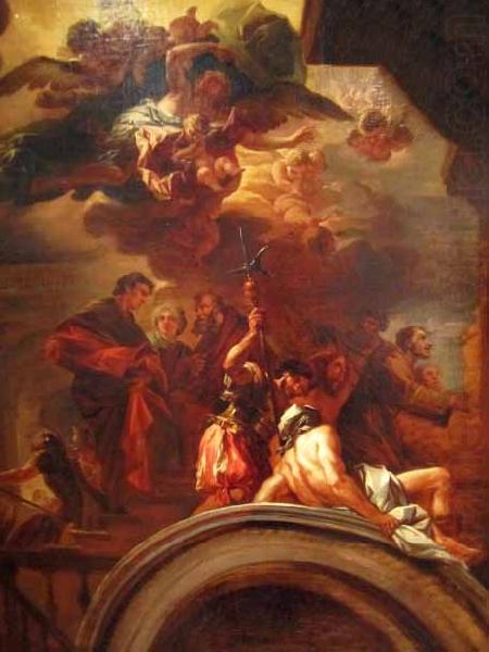 St Francis before the Pope, Francesco Solimena